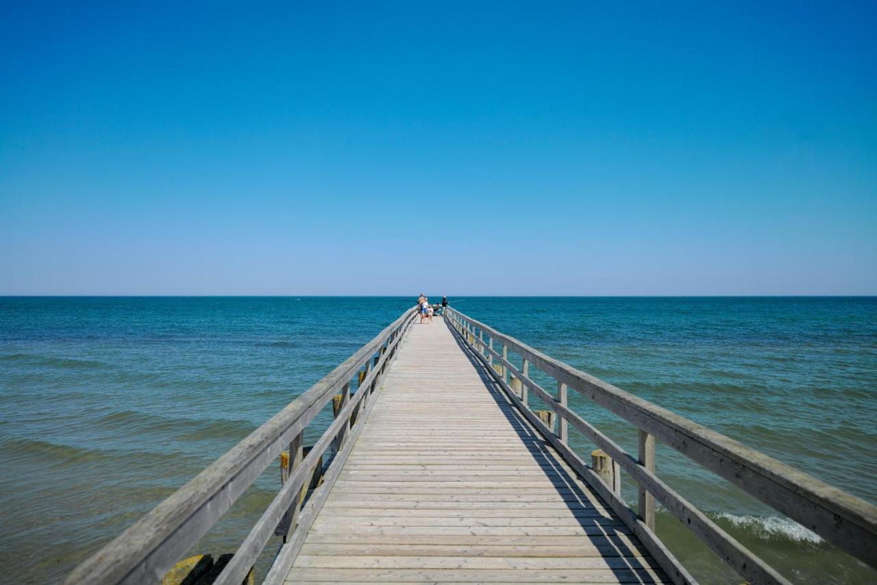 Ferienwohnungen Meerfarbig Zingst - Haustierfrei -Terrasse Mit Strandkorb Oder Balkon - E-Ladesaeule - Parkplatz - Wlan - Fahrradschuppen - Waschtrockner - Ruhig Und Zentral - Nichtraucher Exterior photo